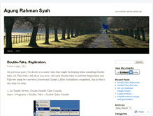 Tablet Screenshot of agungrahmansyah.wordpress.com