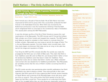 Tablet Screenshot of dalitnation.wordpress.com