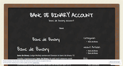 Desktop Screenshot of mediakit.bancdebinaryaccount.wordpress.com