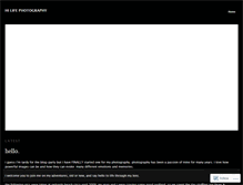 Tablet Screenshot of hilifephotography.wordpress.com