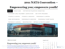 Tablet Screenshot of nataconvention2011.wordpress.com