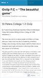 Mobile Screenshot of oxilpfootball.wordpress.com