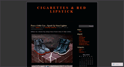 Desktop Screenshot of cigarettesandredlipstick.wordpress.com
