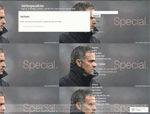 Tablet Screenshot of isitthespecialone.wordpress.com