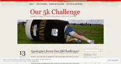 Desktop Screenshot of our5kchallenge.wordpress.com