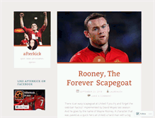 Tablet Screenshot of afterkick.wordpress.com