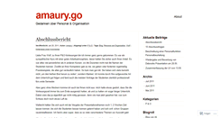 Desktop Screenshot of amaurygo.wordpress.com