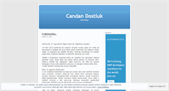 Desktop Screenshot of candandostluk.wordpress.com