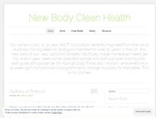 Tablet Screenshot of newbodycleanhealth.wordpress.com