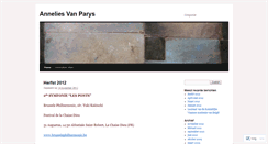 Desktop Screenshot of anneliesvanparys.wordpress.com