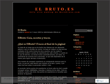 Tablet Screenshot of elbrutoes.wordpress.com