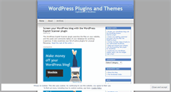 Desktop Screenshot of pluginsandthemes.wordpress.com