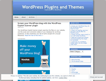 Tablet Screenshot of pluginsandthemes.wordpress.com