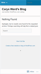 Mobile Screenshot of carysward.wordpress.com