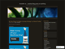 Tablet Screenshot of brambleon.wordpress.com
