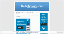 Desktop Screenshot of holinessclassics.wordpress.com