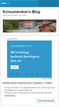 Mobile Screenshot of konsumenikan.wordpress.com