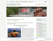 Tablet Screenshot of konsumenikan.wordpress.com