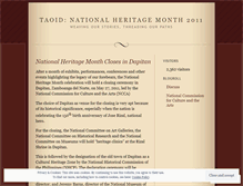 Tablet Screenshot of heritagemonth.wordpress.com