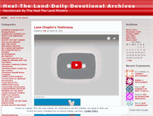 Tablet Screenshot of healthelanddevotionalarchives.wordpress.com