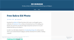 Desktop Screenshot of eidallmubarak.wordpress.com