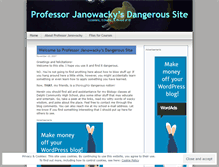 Tablet Screenshot of janowacky.wordpress.com