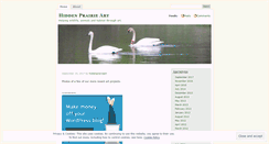 Desktop Screenshot of hiddenprairieart.wordpress.com