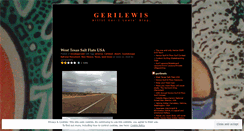 Desktop Screenshot of gerilewis.wordpress.com