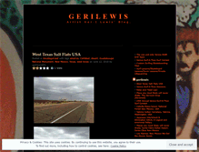 Tablet Screenshot of gerilewis.wordpress.com