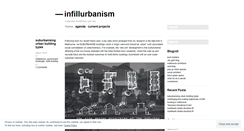 Desktop Screenshot of infillurbanism.wordpress.com