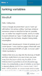 Mobile Screenshot of lurkingvariables.wordpress.com