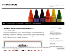 Tablet Screenshot of laoconuncanuto.wordpress.com