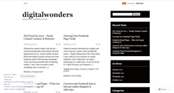 Desktop Screenshot of digitalwonders.wordpress.com