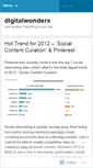 Mobile Screenshot of digitalwonders.wordpress.com