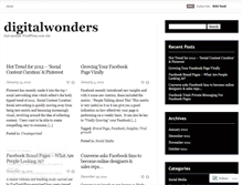 Tablet Screenshot of digitalwonders.wordpress.com