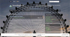 Desktop Screenshot of neverstopprinc.wordpress.com