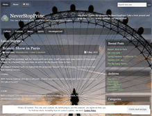 Tablet Screenshot of neverstopprinc.wordpress.com