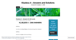 Desktop Screenshot of klueless4.wordpress.com