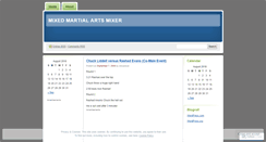 Desktop Screenshot of mmamixer.wordpress.com