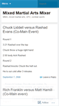 Mobile Screenshot of mmamixer.wordpress.com