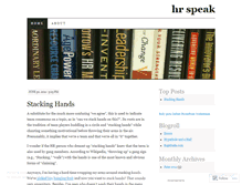 Tablet Screenshot of hrspeak.wordpress.com