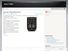 Tablet Screenshot of inlineonline.wordpress.com
