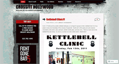 Desktop Screenshot of crossfithollywood.wordpress.com