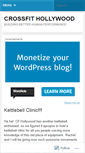 Mobile Screenshot of crossfithollywood.wordpress.com