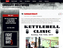 Tablet Screenshot of crossfithollywood.wordpress.com