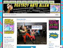 Tablet Screenshot of destroynateallen.wordpress.com