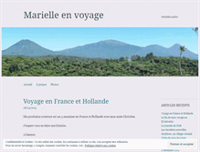 Tablet Screenshot of marielleenvoyage.wordpress.com