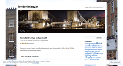 Desktop Screenshot of londonimagyar.wordpress.com