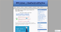 Desktop Screenshot of bpounion.wordpress.com