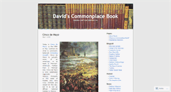 Desktop Screenshot of davidscommonplacebook.wordpress.com